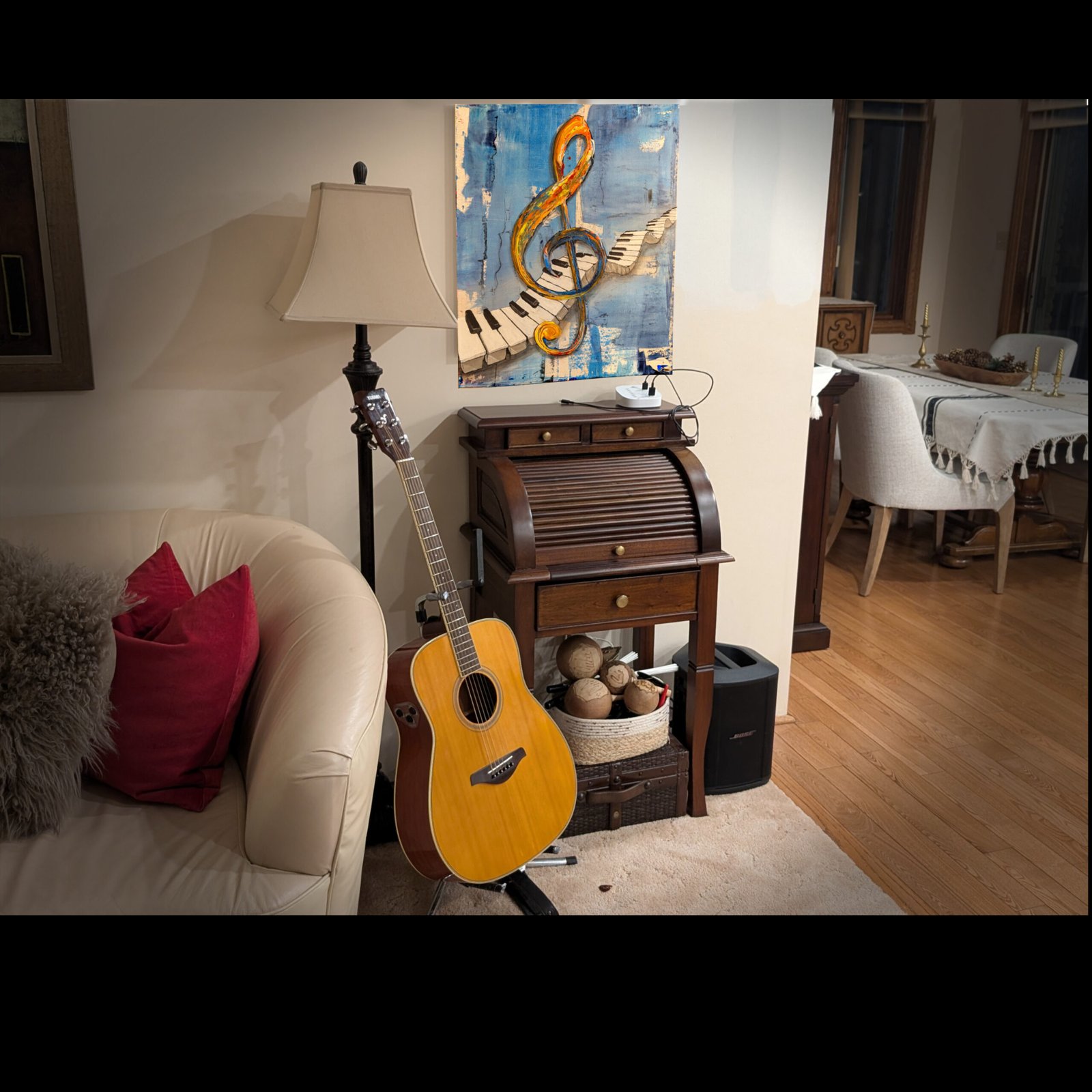 Clef & Keys - 24" x 30"