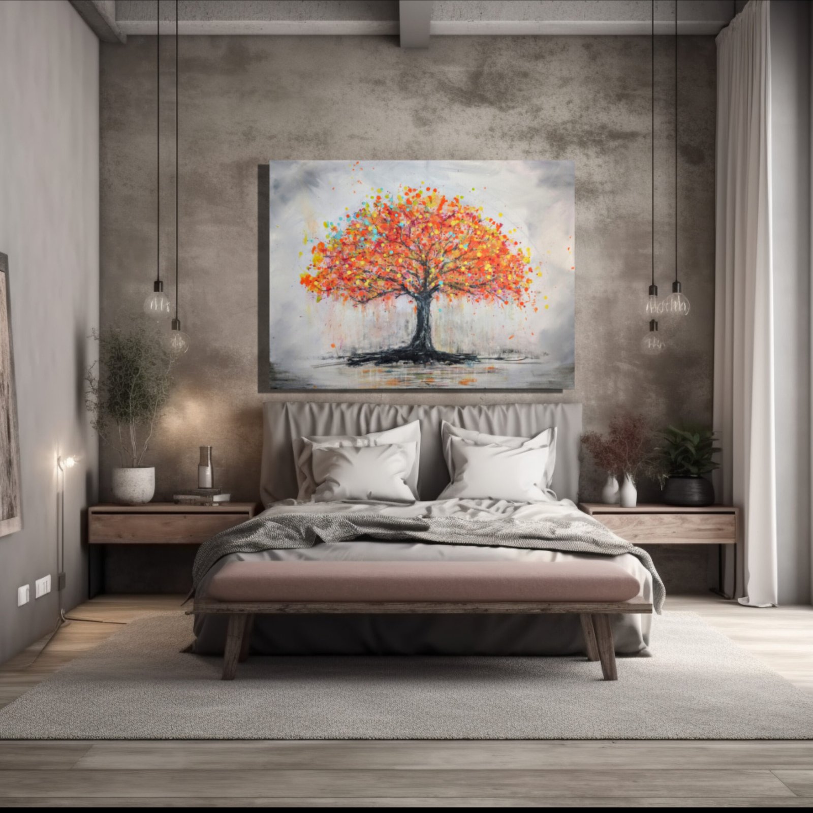Orange Tree - 48" x 36"